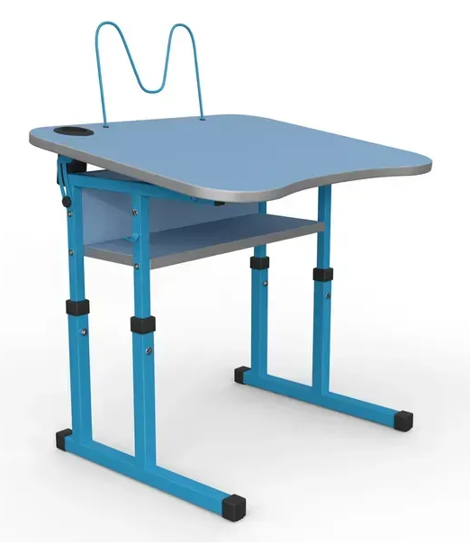 Стіл учнівський №4-6 з регулюванням куту нахилу стільниці 700х500 МФ Вересень